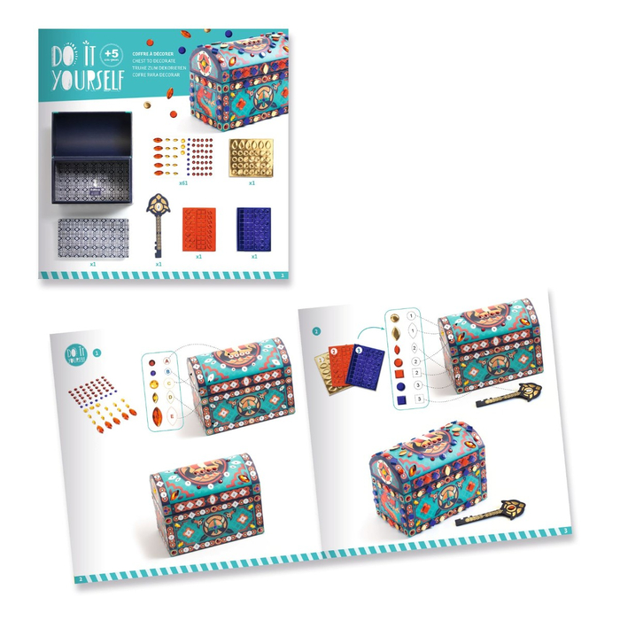 DIY Treasure Chest, Blue