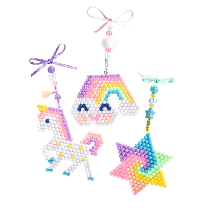 Artistic Aqua - Aqua Beads, Rainbow