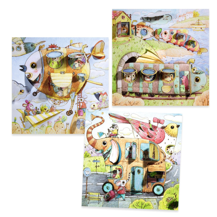 Little Doors Colouring Sheets