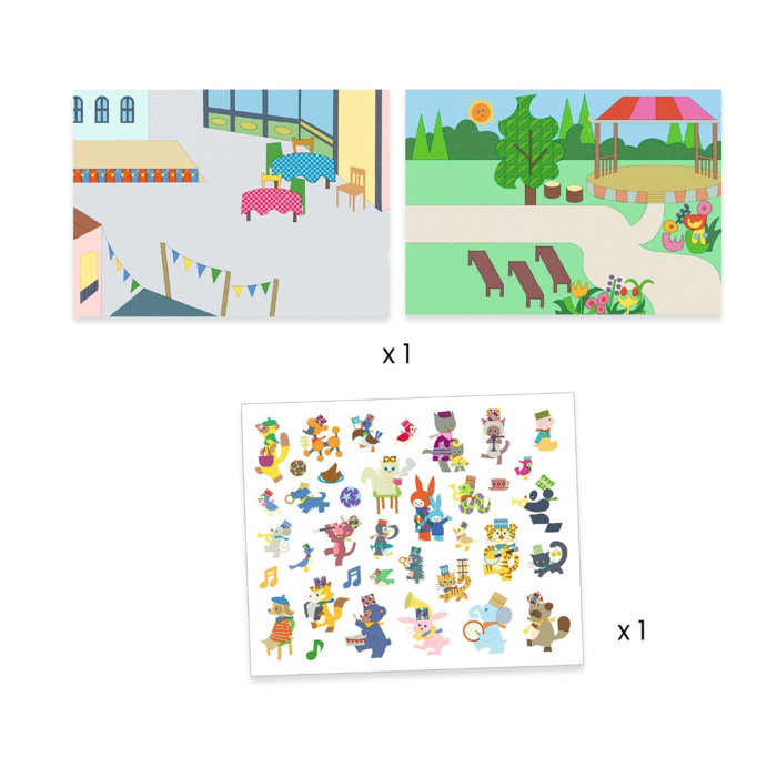 Sticker Play Set - Animal Parade