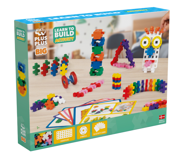 Plus-Plus BIG - Learn to Build Set, 130 pcs