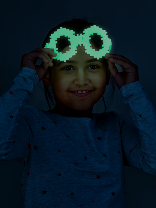 Plus-Plus - Glow, Learn to Build Set, 500 pcs