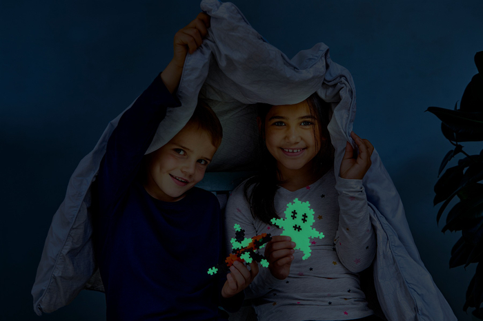 Plus-Plus - Glow, Learn to Build Set, 500 pcs