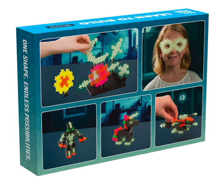 Plus-Plus - Glow, Learn to Build Set, 500 pcs