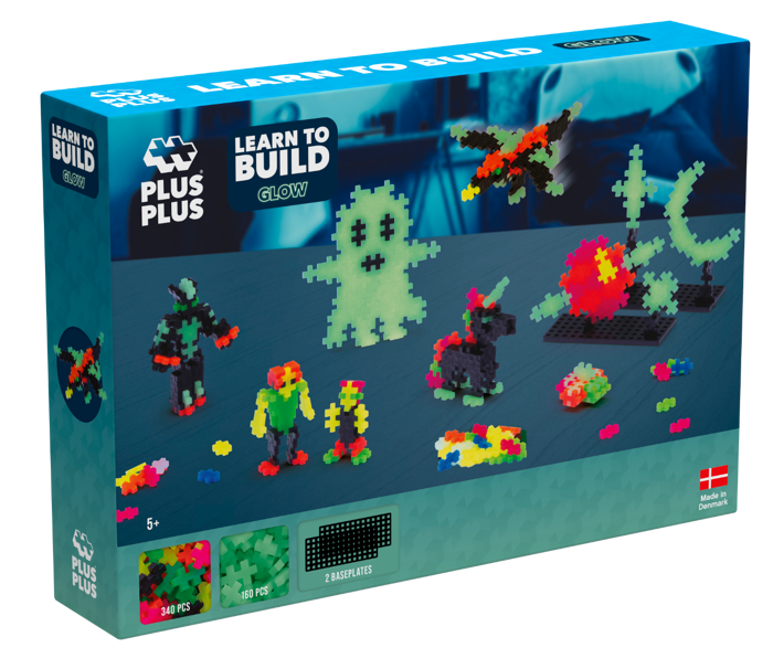 Plus-Plus - Glow, Learn to Build Set, 500 pcs