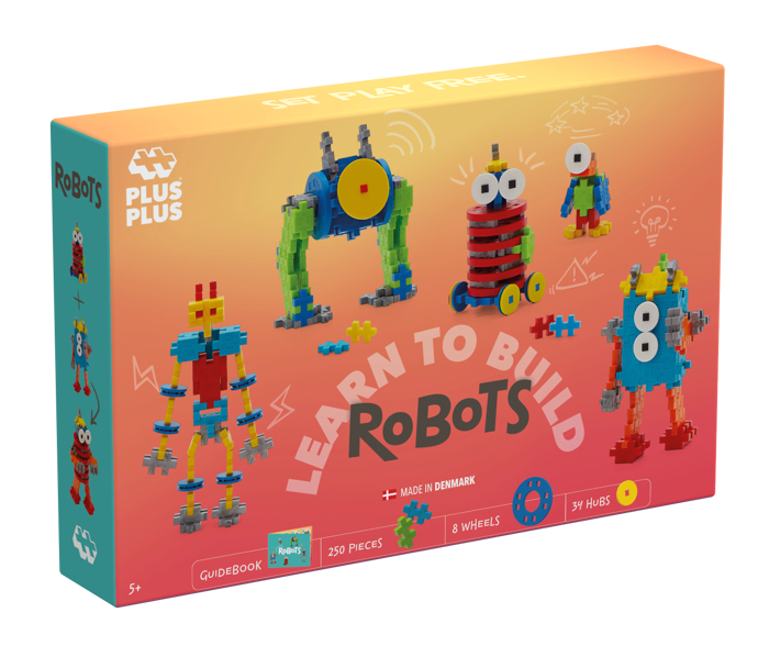 Plus-Plus - Learn to Build Robots, 250 pcs