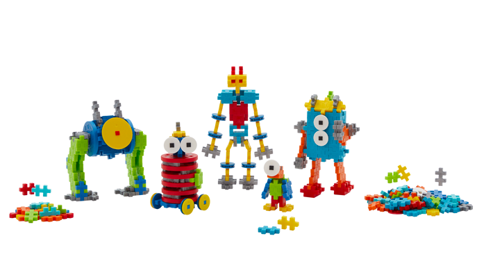 Plus-Plus - Learn to Build Robots, 250 pcs