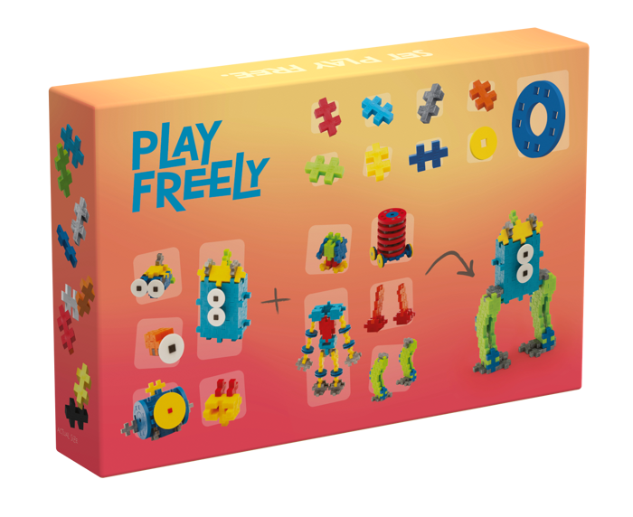 Plus-Plus - Learn to Build Robots, 250 pcs