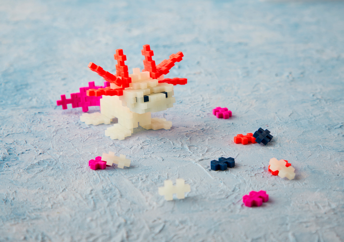 Plus-Plus - Axolotl, Tube with 100 pcs