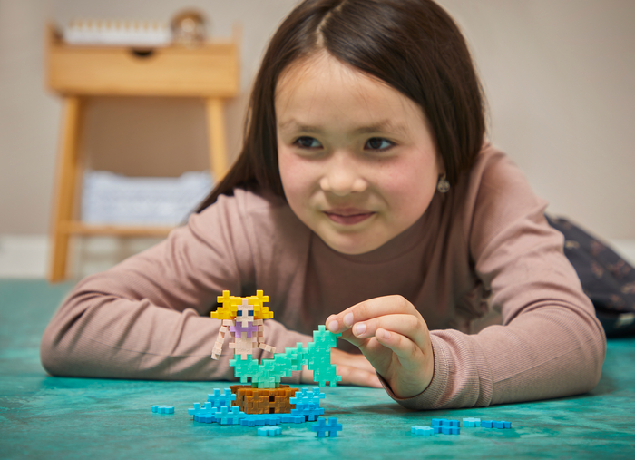 Plus-Plus - Little Mermaid, Tube with 100 pcs