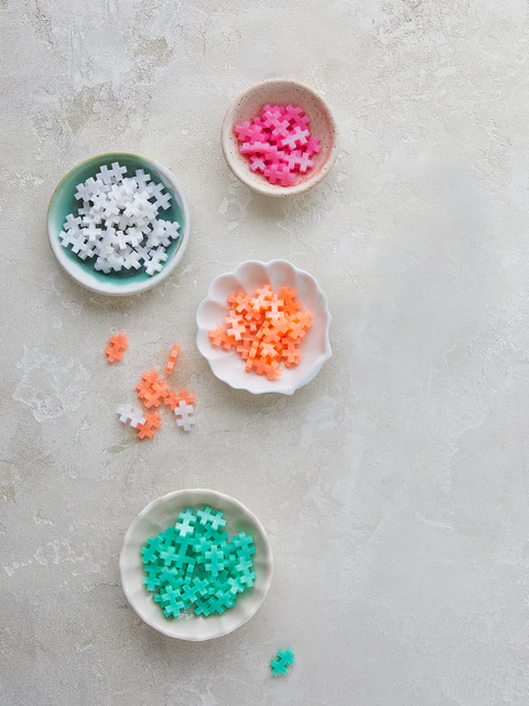 Plus-Plus - Pearl, Tube with 240 pcs