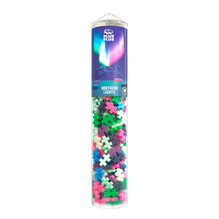 Plus-Plus - Northern Lights, Tube with 240 pcs