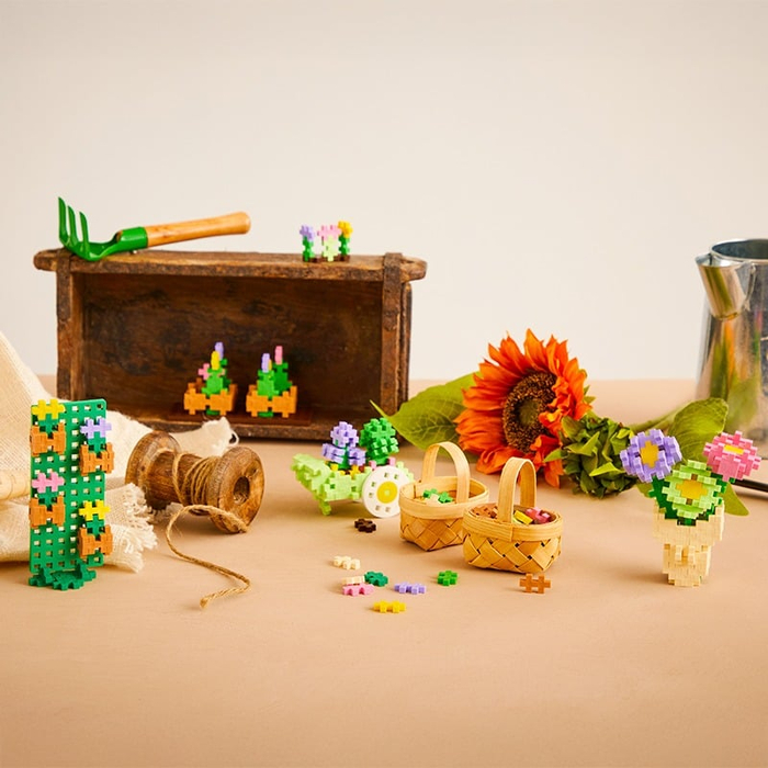 Plus-Plus - Learn to Build Flower Shop, 600 stk