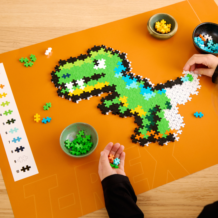 Plus-Plus - Puzzle By Number, T-Rex, 250 pcs