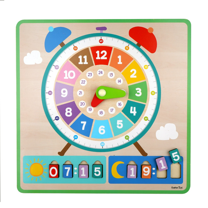 Learn to Tell Time - Clock Board