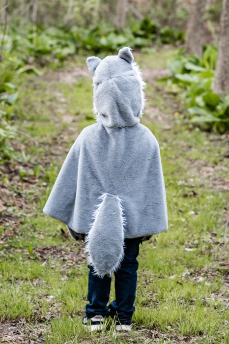 Wolf Costume with Paws, 18-36 months