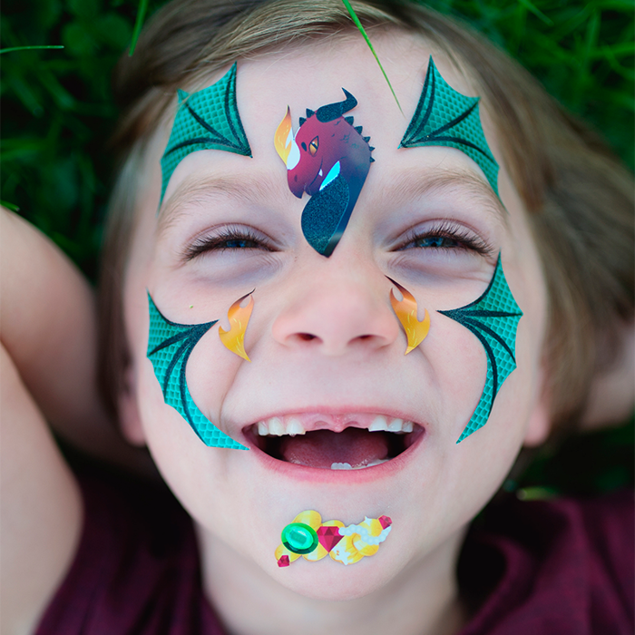 Face Stickers - Dragon