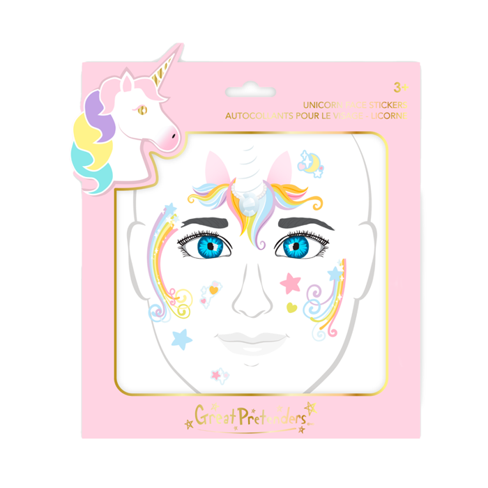 Face Stickers - Unicorn