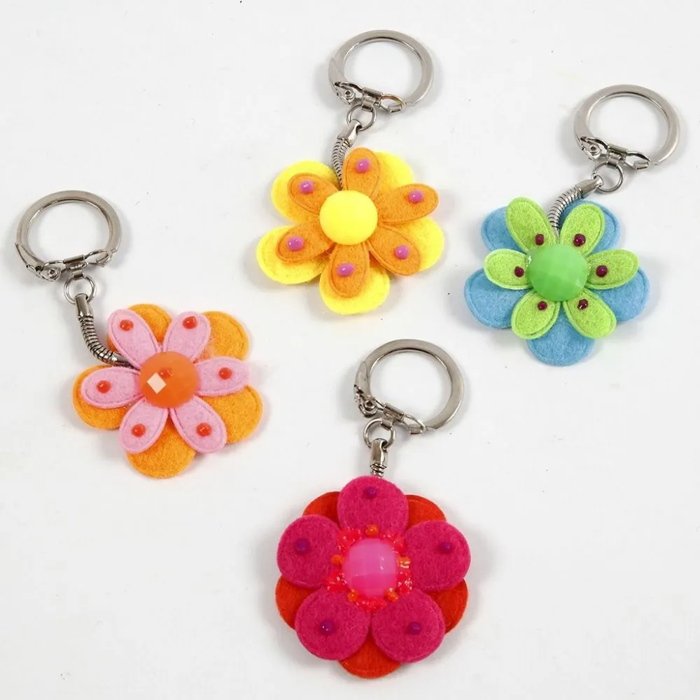 Keychain with Ring, 5 pcs