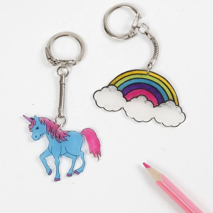 Keychain with Ring, 5 pcs