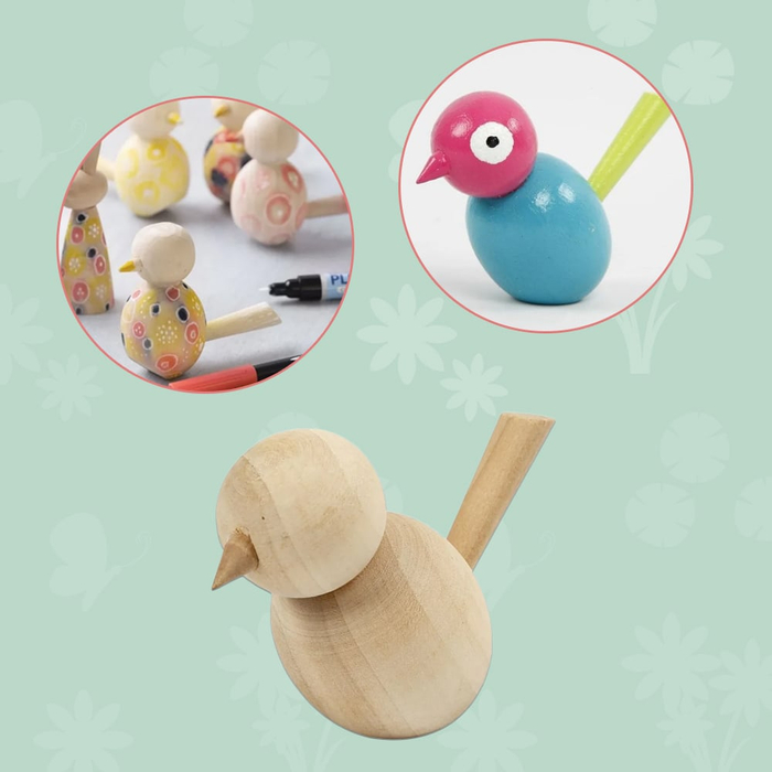 Paint Your Own Wooden Bird, 1 pc