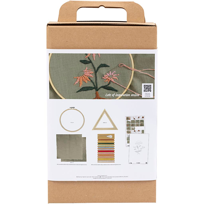 DIY Embroidery Kit - Hanging Ornaments, 2 pcs