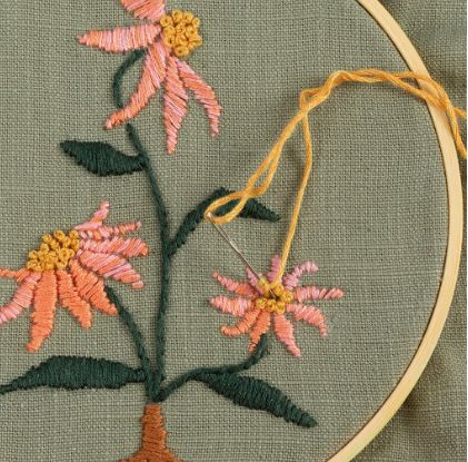 DIY Embroidery Kit - Hanging Ornaments, 2 pcs