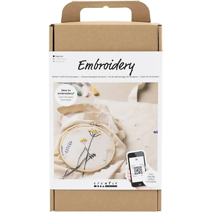 Learn to Embroider Kit with Instructions