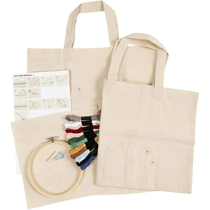 Learn to Embroider Kit with Instructions