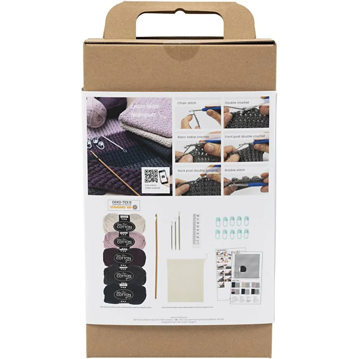 Learn to Crochet Kit with Instructions