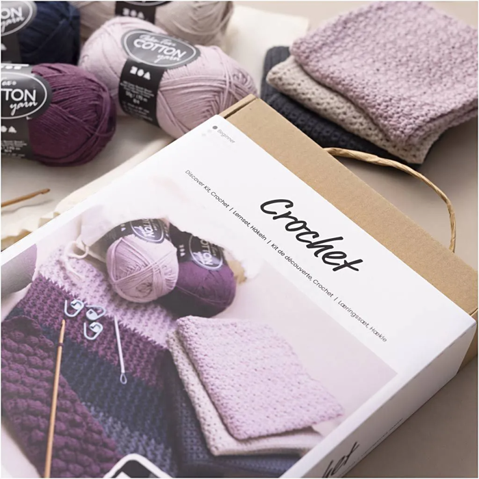 Learn to Crochet Kit with Instructions