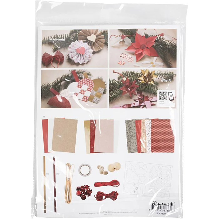 DIY Christmas Ornaments - Cut & Craft Kit, Classic