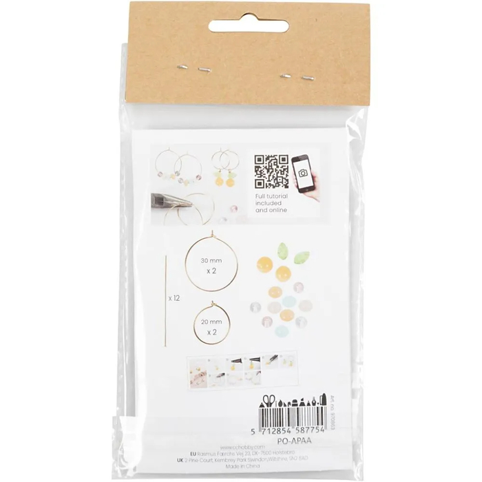 DIY Jewelry Kit Mini - Hoop Earrings