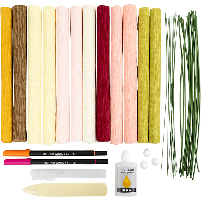 Crepe Paper - DIY Flower Bouquet