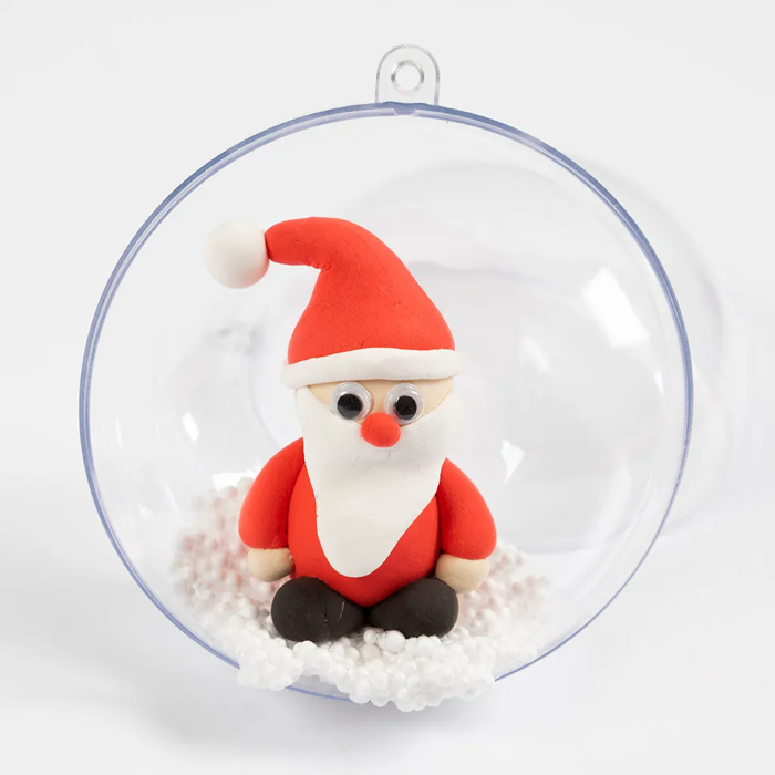 DIY Christmas Ornament - Santa Bauble
