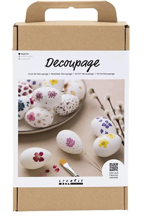 DIY Decoupage Easter Eggs