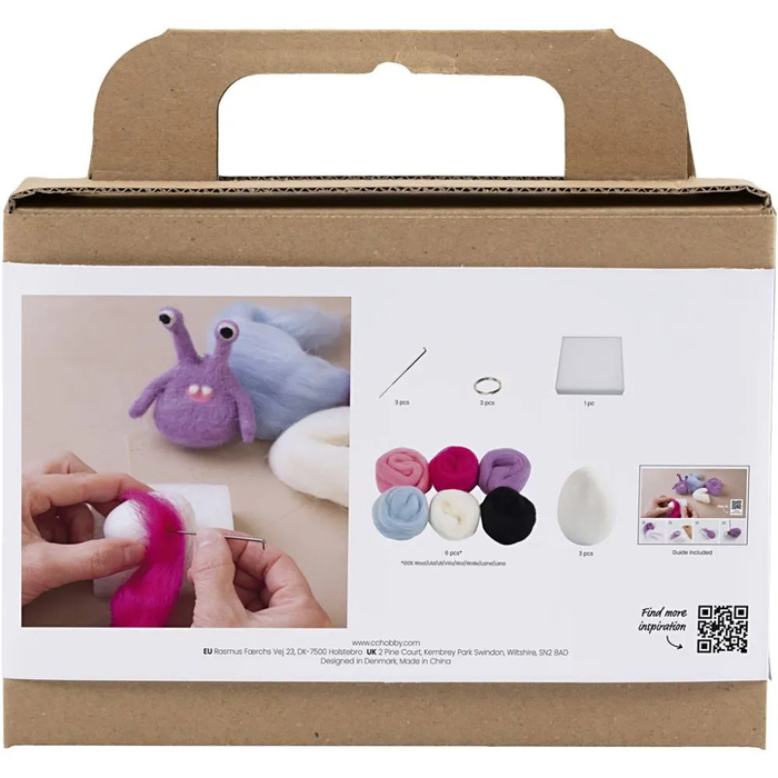 Monster Craft Kit - Needle Felt Your Own Monsters