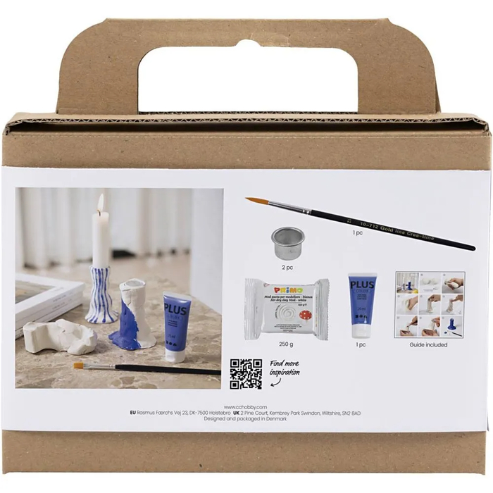 Sculpting Kit - DIY Candlestick Holders, 2 pcs