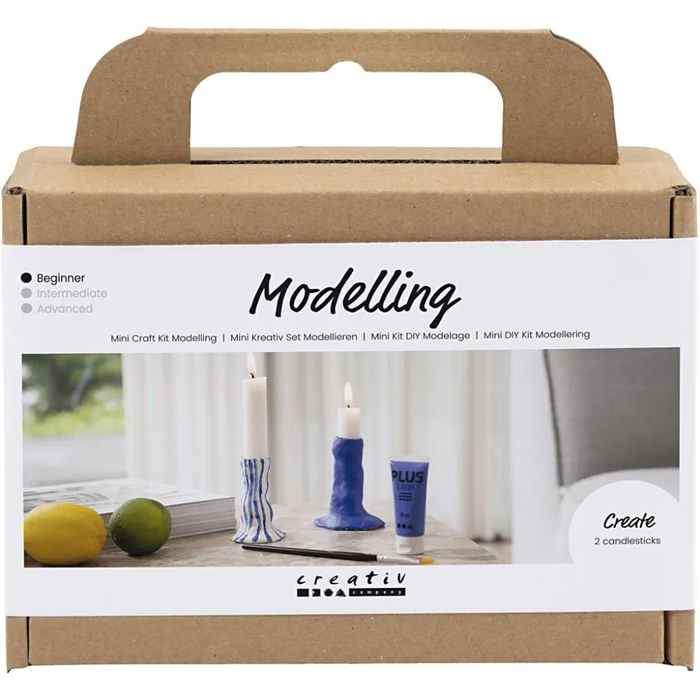 Sculpting Kit - DIY Candlestick Holders, 2 pcs