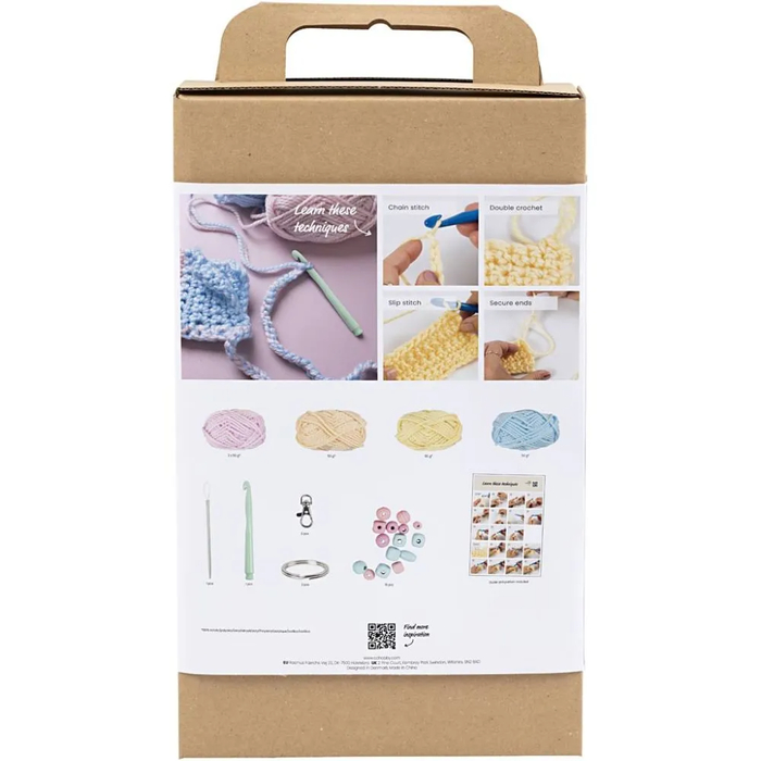 Learn to Crochet Starter Kit with Instructions
