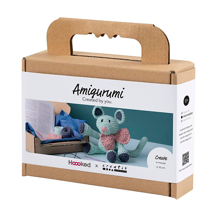 Amigurumi Crochet Kit - Monty the Mouse