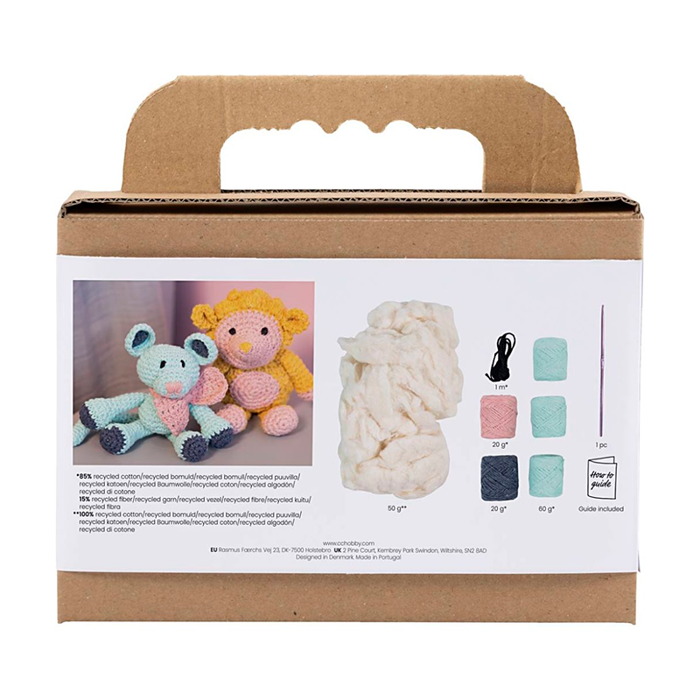 Amigurumi Crochet Kit - Monty the Mouse