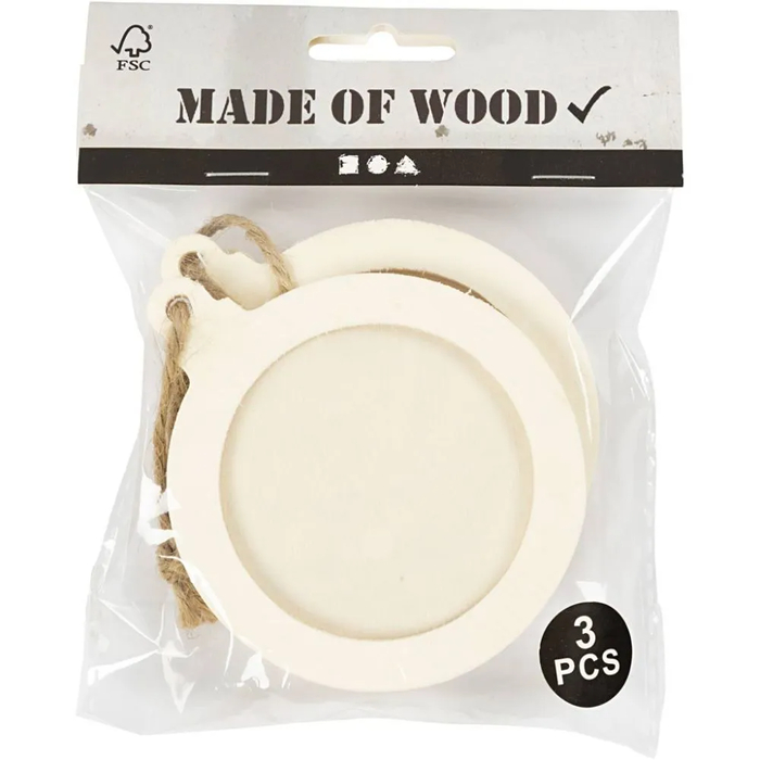 Paint Your Own Frame Ornaments, 3 pcs