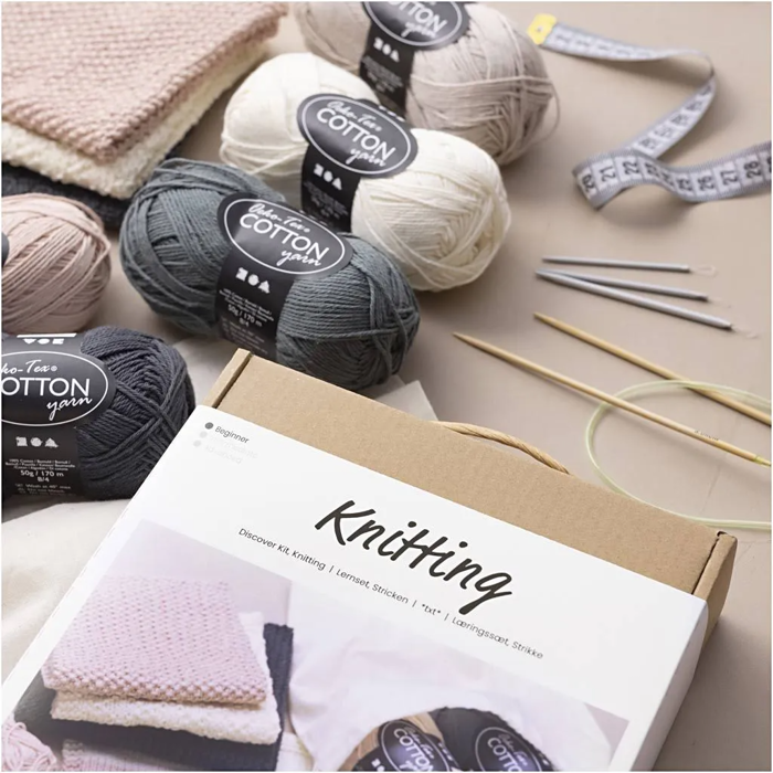 Learn to Knit Kit with Instructions