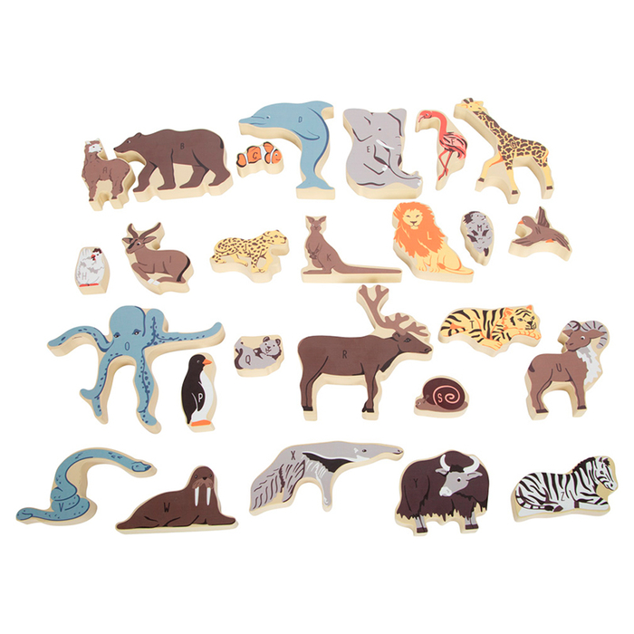 Animals Letter Puzzle, 26 pcs