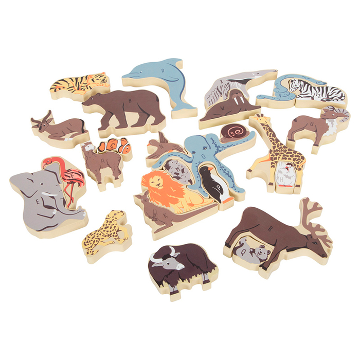 Animals Letter Puzzle, 26 pcs