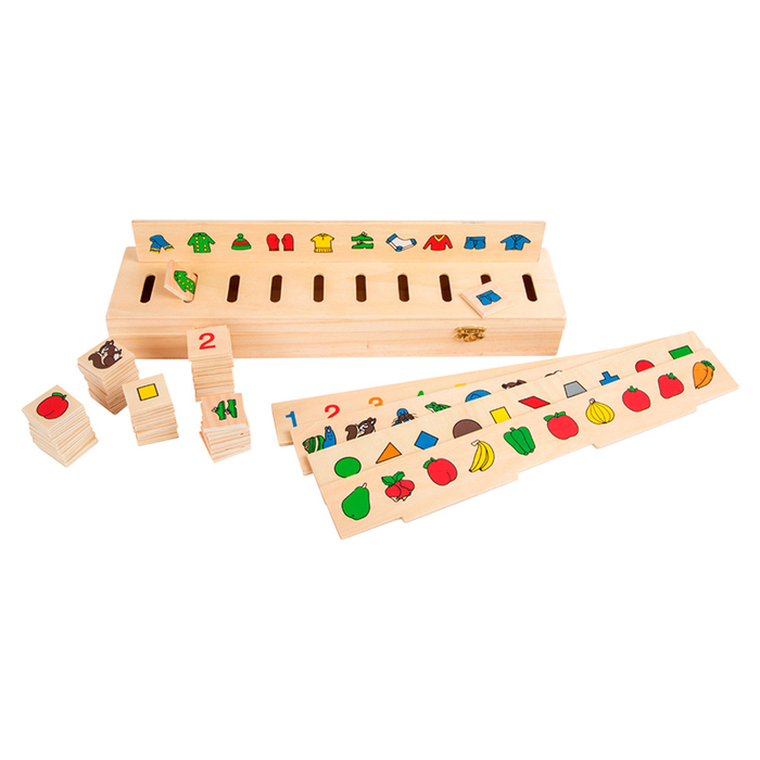 Picture Sorting Box - Shapes & Colours