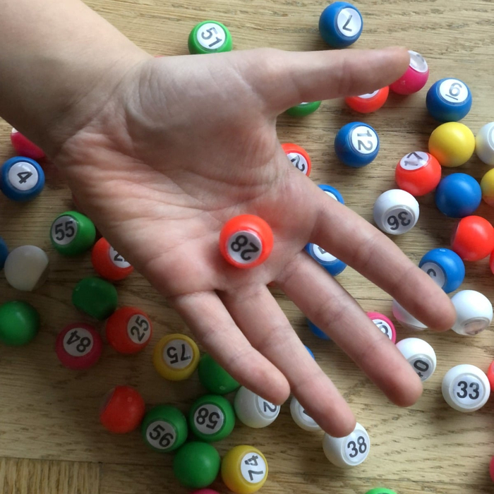 Raffle Accs. - Numbered Bingo Balls, 90 pcs