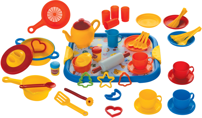 Kitchen Play Set, 52 pcs