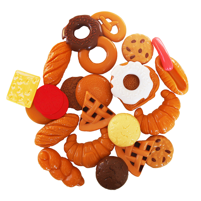 Play Food - Bread & Pastries, 24 pcs